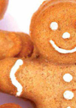 Muñequito de pan Navidad